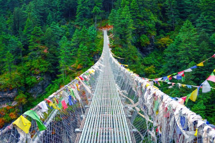 Which bridge is the most dangerous bridges in Ghasa nepal