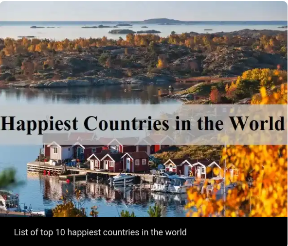 top 10 happiest countries 2022