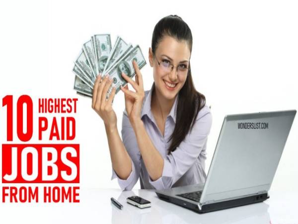 Top 10 Highest Paying Jobs From Home